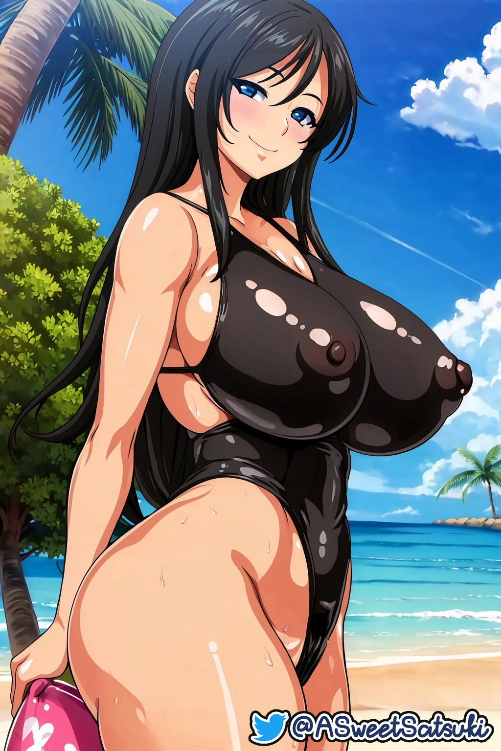 ai_generated big_ass big_breasts big_butt fela_pure:_mitarashi-san_chi_no_jijou_the_animation hentai keiko mitarai_keiko pink_pineapple thick_thighs