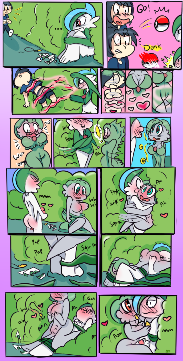 69 69_position anthro blush br3asts brainwashing breast_growth breasts closed_eyes colored comic duo english_text eye_color_change eye_contact female femdom gallade gardevoir gender_transformation generation_3_pokemon generation_4_pokemon genitals green_hair growth hair_color_change hand_on_breast heart hi_res human human_to_pokemon humanoid_genitalia humanoid_penis hypnosis jewelry looking_at_another male male/female mammal mind_control mtf_transformation necklace nintendo nipples nude oral penis pokémon pokemon pokemon_(species) pokemorph reverse_cowgirl_position sex species_transformation text theinspiredsphynx transformation transformation_sequence undressing undressing_self