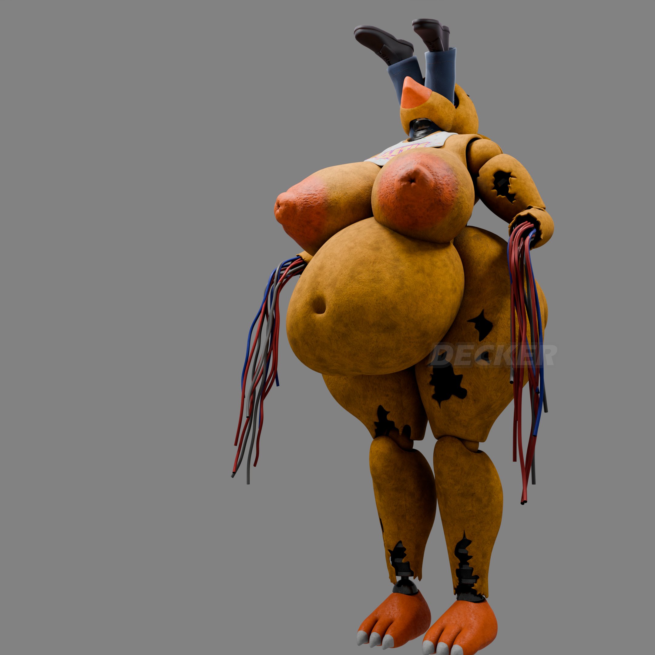 belly, big belly, big breasts, breasts, deckersfm, expanded belly, female, female pred, five nights at freddy's, five nights at freddy's 2, huge breasts, huge nipples, human, hyper, hyper belly, hyper breasts, hyper thighs, nipples, pixelrepture, swallowing, thick thighs, vore, vore belly, withered chica, withered chica (octal)