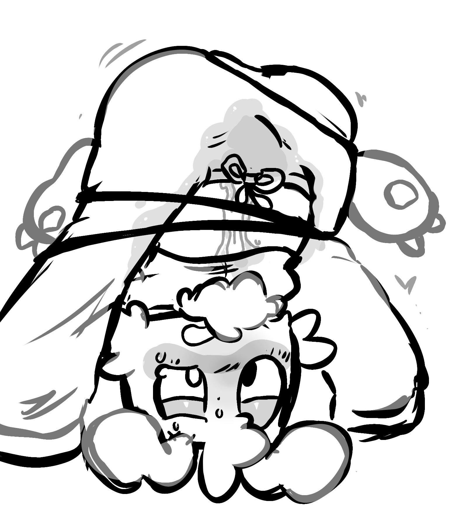 dandy's world, dandys world, drawstring, furry, goob (dandy's world), male, male only, peeing, peeing self, solo male, sweating, ticklesyourfeet, tied up, upside-down, urine, wetting