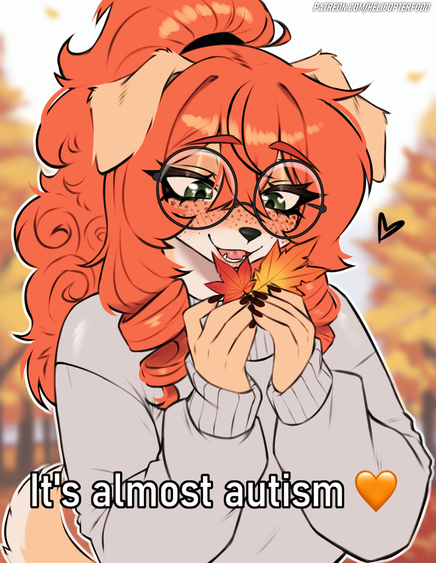 freckles, hoodie, kuru (kuru tyan), kuru tyan, leaf, meme, oc, sweater, tagme