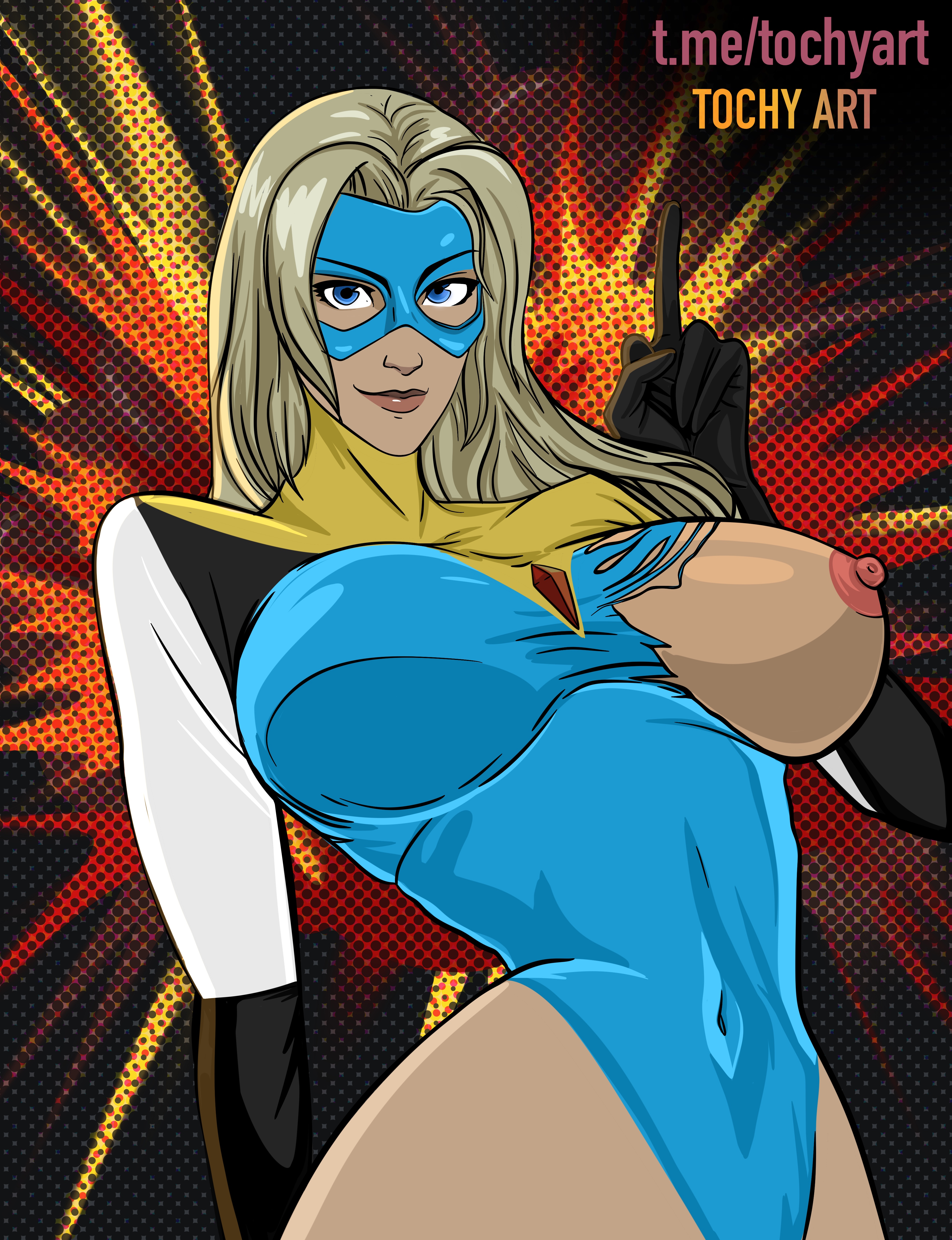 blazer, blonde blazer, blonde hair, dispatch (game), female
