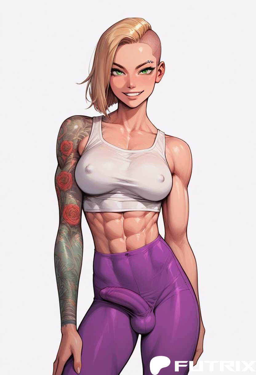 1futa, ai generated, big ass, big breasts, big dick, breasts, dick, dickgirl, erection, feet, futa only, futanari, futrix, gwen stacy, gwen stacy (spider-verse), hi res, highres, intersex, marvel, marvel comics, naked, nude, penis, showing off, spider-man (series), striptease, teasing, thick ass, thick thighs