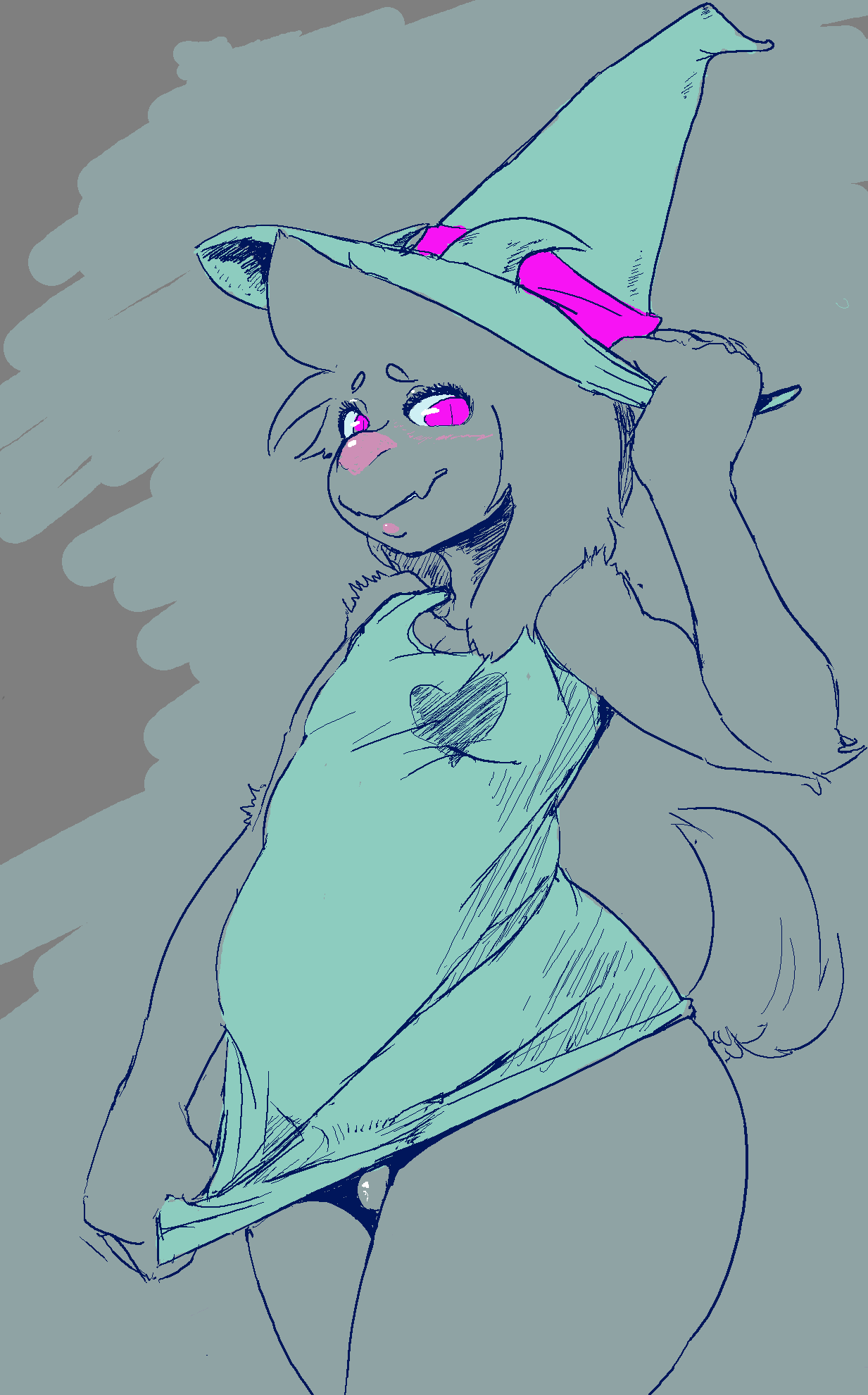 1boy 2022 2d anthro anthro_male anthro_only blush bottomless bovid caprine chubby_anthro chubby_male clothed clothing deltarune eyelashes flaccid floppy_ears fur furry furry_male furry_only genitals girly goat hair hat headgear headwear hi_res horn humanoid humanoid_male humanoid_only looking_aside male male_only mammal mammal_humanoid no_underwear nopetheartist penis pink_eyes pink_nose portrait pulling_clothing pupils ralsei robe short_eyebrows short_tail slit_pupils smile solo solo_male standing tail thick_thighs three-quarter_portrait three-quarter_view undertale_(series) wizard_hat