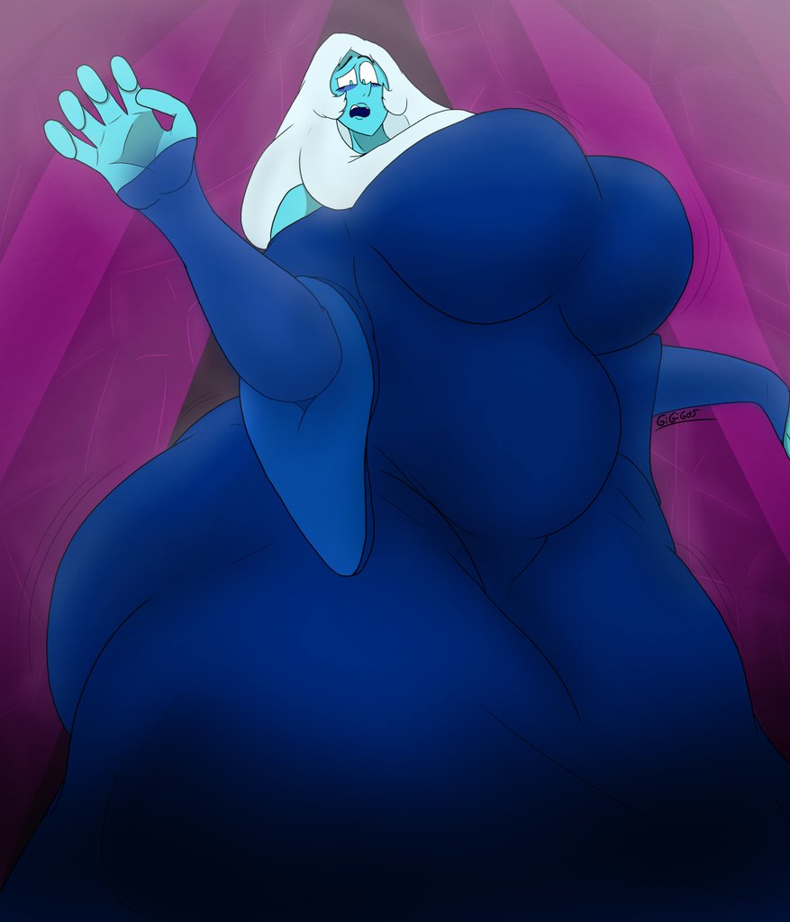 ass belly blue_diamond_(steven_universe) breasts cartoon_network diamond_authority gem_(species) giantess gigigo large_breasts large_thighs low-angle_view massive_ass steven_universe thighs