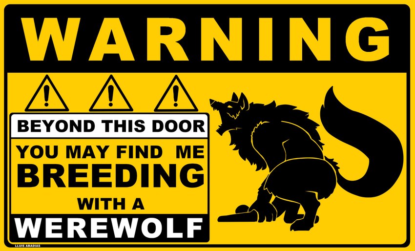 1ambiguous ambiguous_gender ambiguous_penetrated ambiguous_penetration anthro anthro_male anthro_penetrating anthro_penetrating_human breeding caution_sign crouch crouching dominant_anthro dominant_male english_text furry furry_male furry_with_non-furry human human_penetrated interspecies larger_anthro_smaller_human larger_male lluisabadias male_penetrating_ambiguous open_mouth sex sharp_teeth size_difference smaller_ambiguous squatting submissive_ambiguous text warning_sign_person werewolf wolf wolf_boy