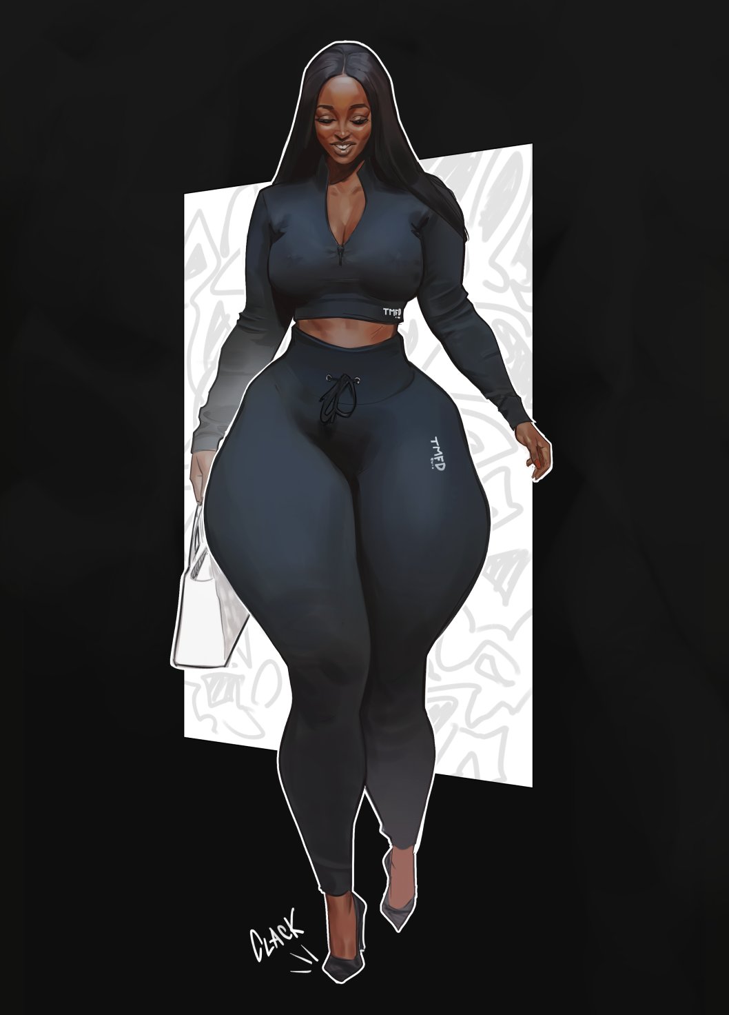 1female 1girls ass ass_focus big_ass big_breasts big_hips big_thighs breasts bubble_butt dark-skinned_female dark_skin dumptruck_ass fat_ass female female_only gigantic_ass high_heels hips huge_ass round_ass solo solo_female tagme thatmfdiego thick thick_ass thick_thighs thighs voluptuous voluptuous_female wide_hips