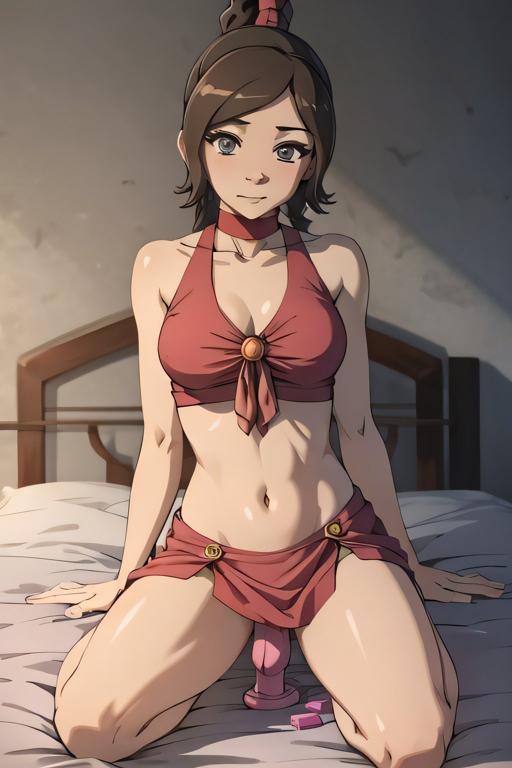 1girls, ai generated, avatar legends, avatar the last airbender, female, female only, fire nation, solo, ty lee