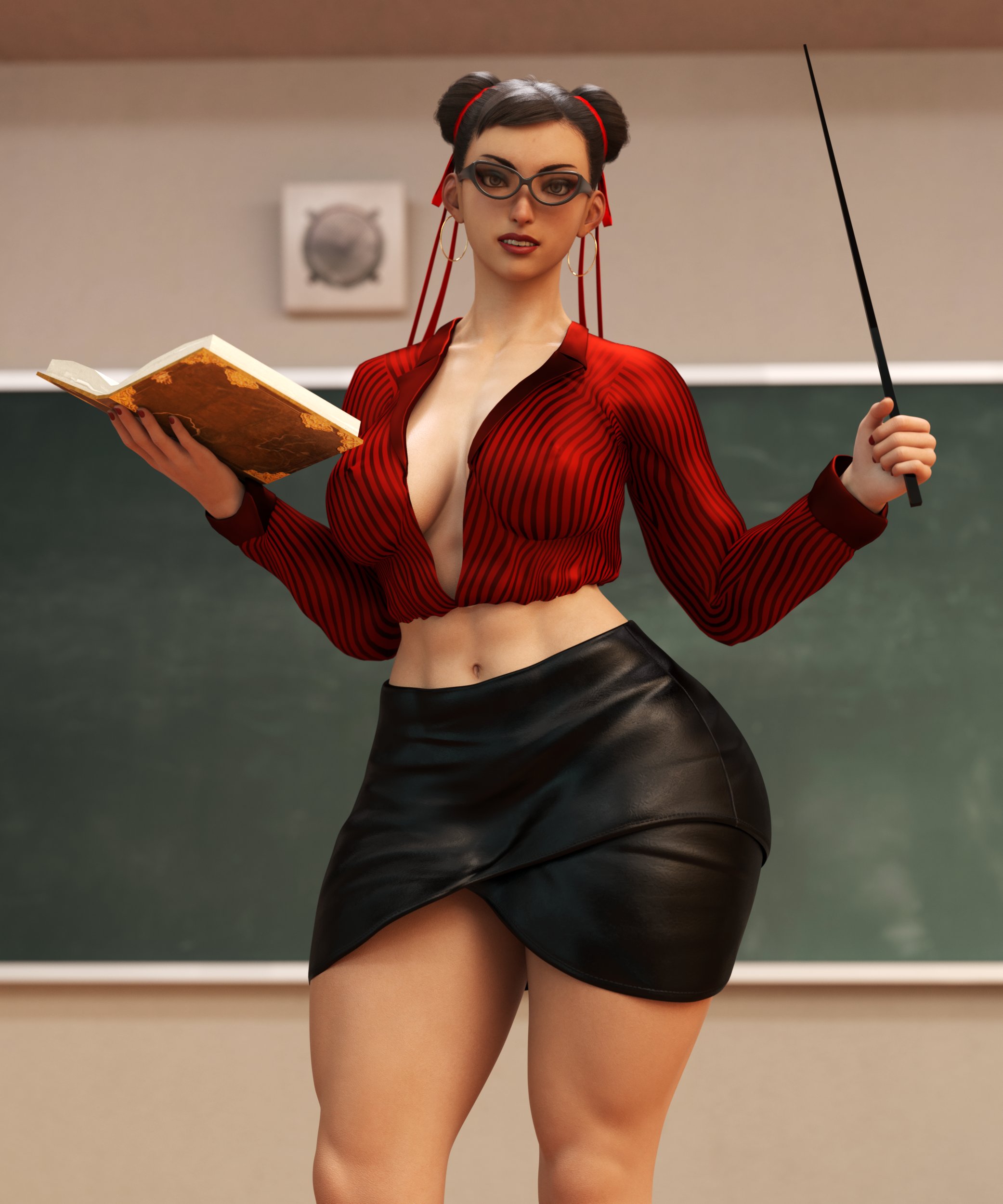 1girls, 3d, abs, ass, big ass, big breasts, breasts, capcom, chun-li, entitledgoose, female, female only, fit, fit female, mature female, milf, muscular, muscular female, solo, solo focus, straight hair, street fighter, street fighter 6, tagme, teacher, thick thighs, wide hips