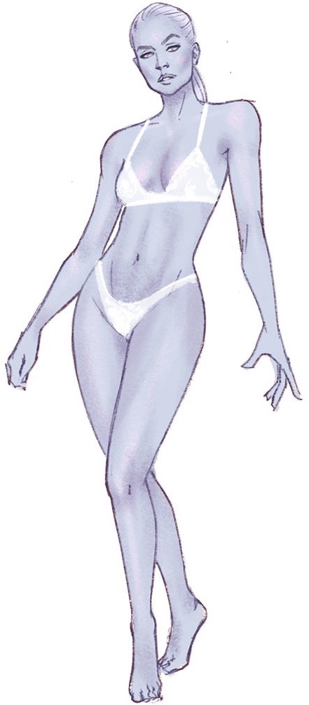 bikini bra breasts cleavage crystal_form crystallized emma_frost female female_only fully_clothed looking_at_viewer marvel marvel_comics mutant_(marvel) nipples panties pussy revealing_clothes skimpy_clothes