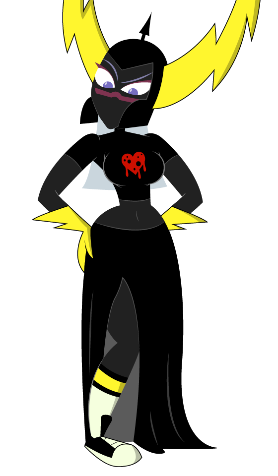 alien alien_girl alien_humanoid duck_dodgers hands_on_hips helmet looking_down looney_tunes lord_dominator_(cosplay) martian martian_(duck_dodgers) mouthless_female queen_tyr'ahnee scuffed_jester warner_brothers