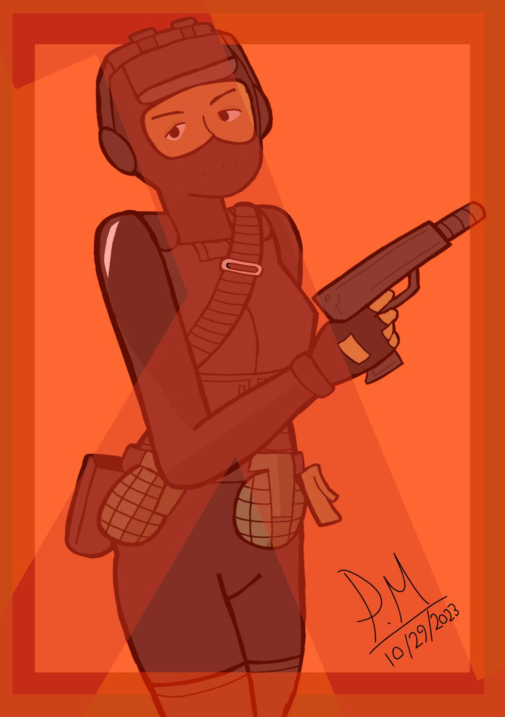 1girls 2d artist_request black_ops_(half-life) black_ops_assassin female female_only half-life half-life_(series) human human_female human_only solo tagme