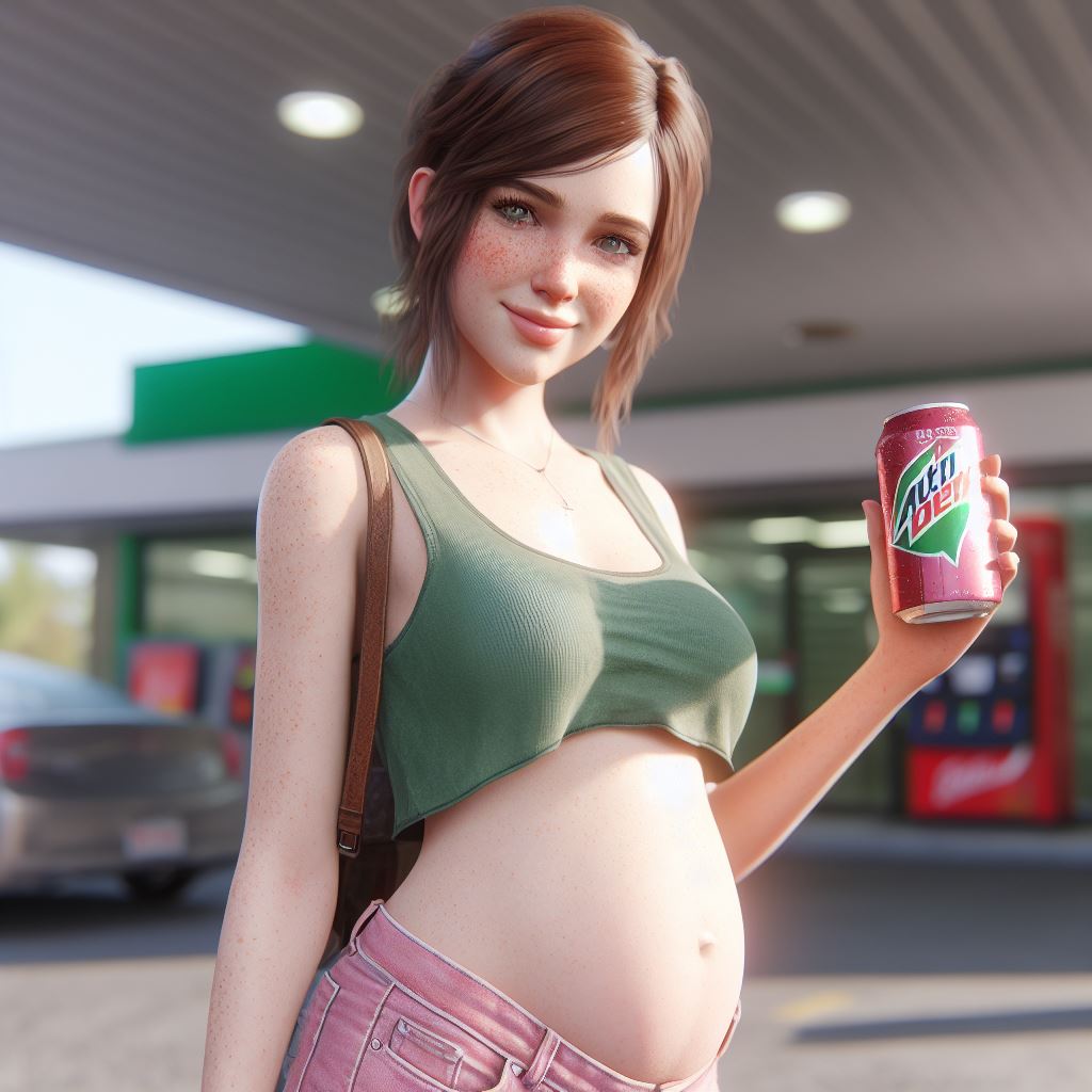 1girls, 3d, ai generated, belly, big breasts, breasts, ellie (the last of us), ellie williams, female, female only, naughty dog, pregnant, solo, the last of us