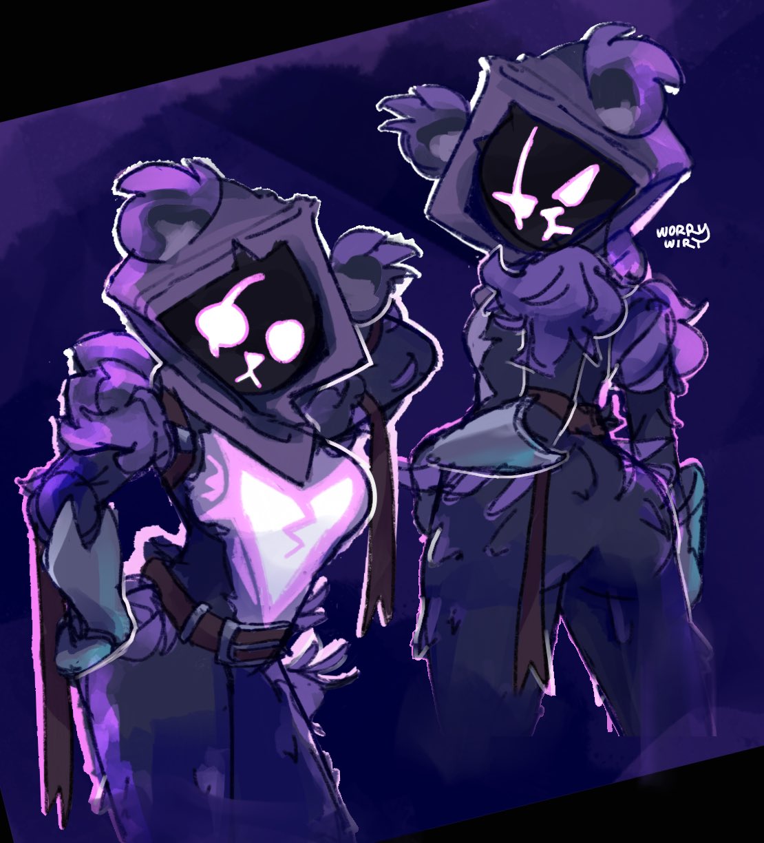 ass, back view, bear ears, female, female only, fortnite, hand behind head, hand on hip, hoodie, looking at viewer, purple eyes, raven team leader, tagme, thick thighs, wide hips, worrywirtww