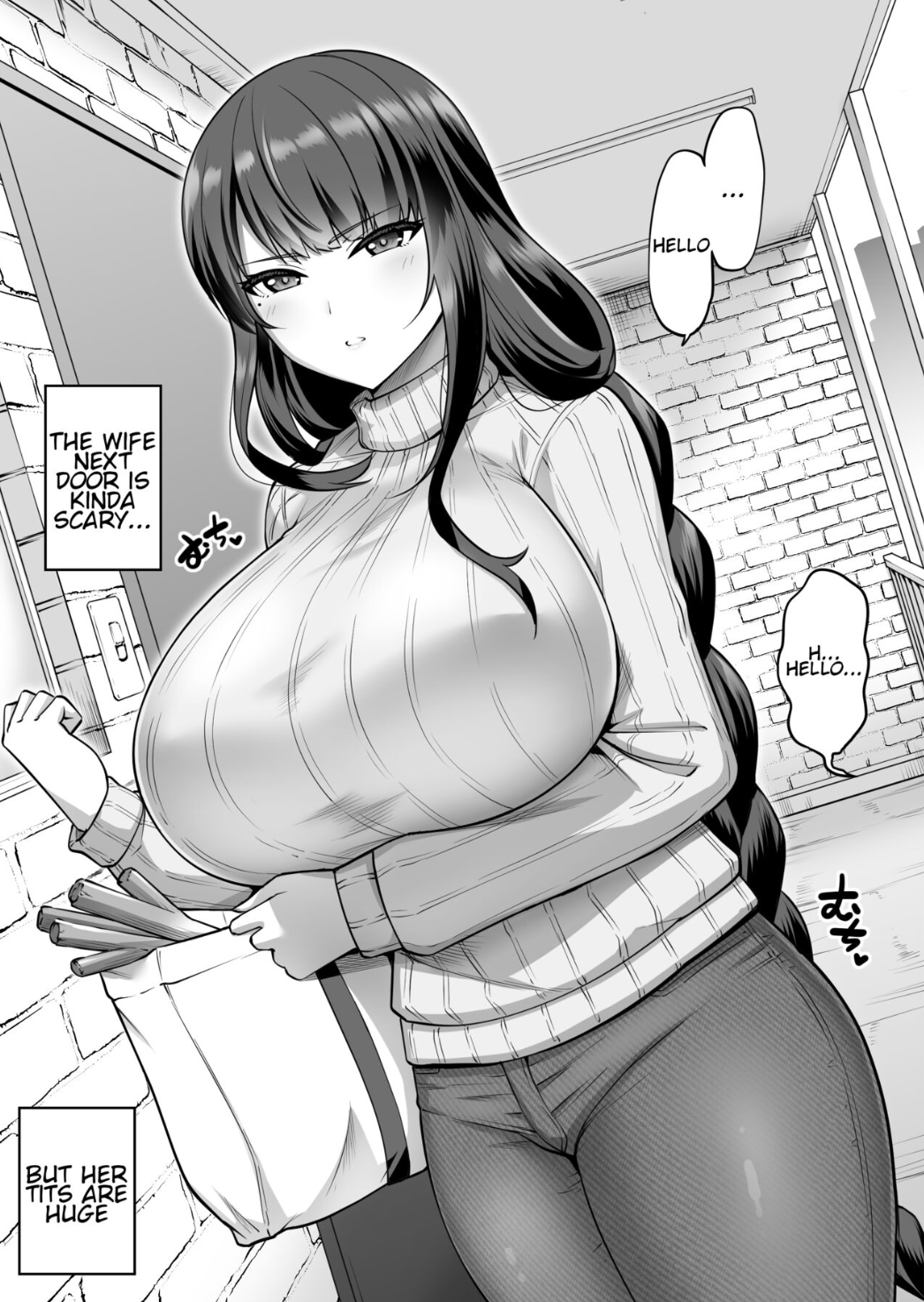 busty doujinshi genshin_impact kanno_takanori manga milf raiden_shogun sweater wife