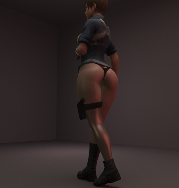 3d 3dsmax ass heter-o-whieast pinup solo solo_female solo_focus thong