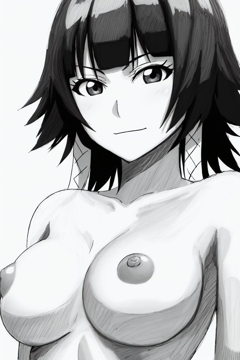 1girls, bleach, bleach: the thousand-year blood war, breasts, female, female only, nipples, nude, nude female, soifon, sui-feng, vhfd