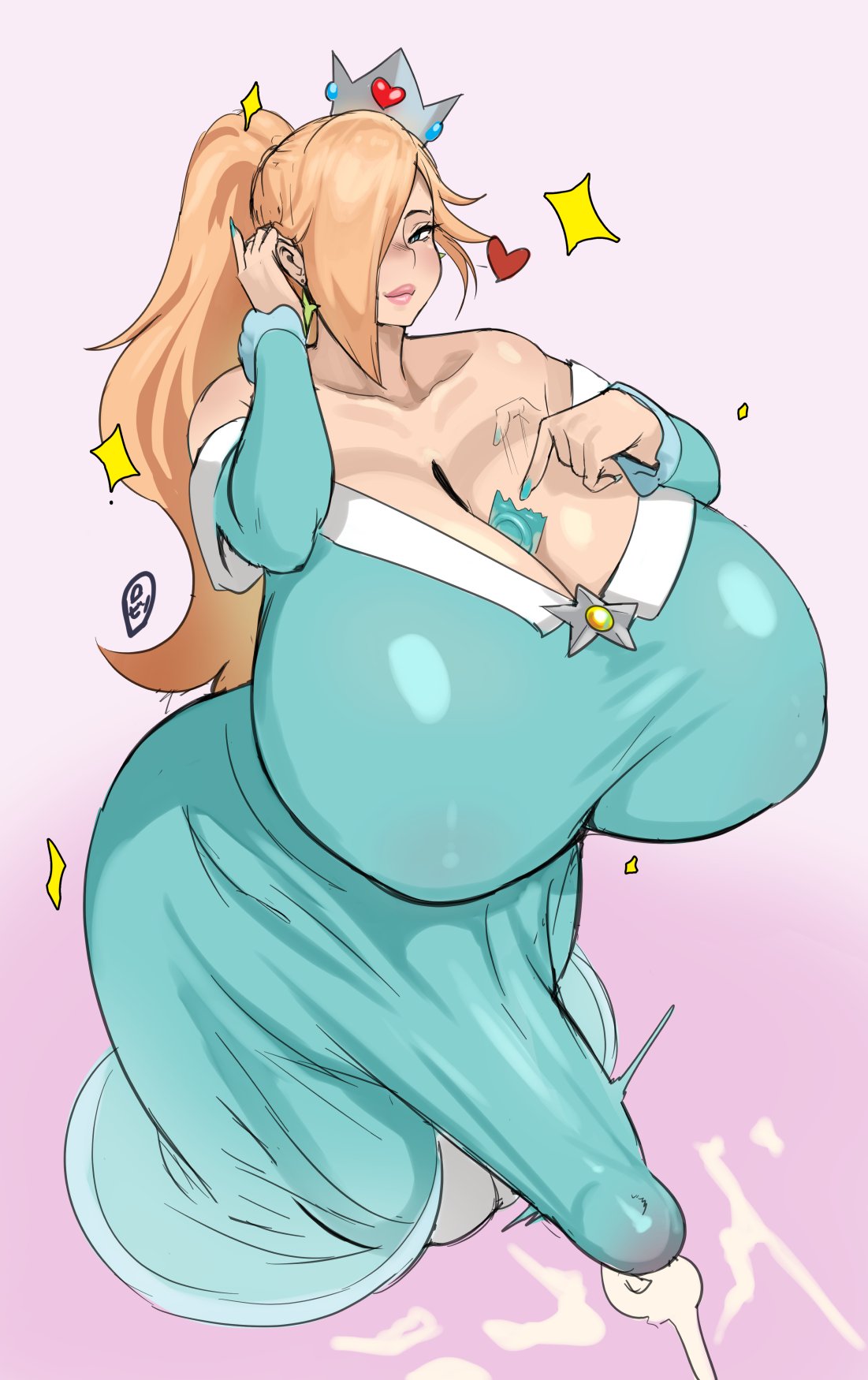 1futa big_ass blonde_hair blue_eyes breasts_bigger_than_head bulge bulge_through_clothing casual_nudity cleavage clothed condom condom_between_breasts cum cum_through_clothes dress enormous_breasts erection erection_under_clothes futa_only futanari gaikiken gigantic_breasts gigantic_penis hair_over_one_eye handsfree_ejaculation huge_ass huge_breasts huge_bulge huge_cock human hyper_bulge light-skinned_futanari light_skin looking_at_viewer mar10_day mario_(series) nipples_visible_through_clothing no_bra no_underwear penis princess_rosalina standing teasing tenting voluptuous