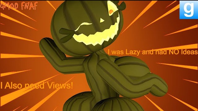 ass five_nights_at_freddy&#039;s halloween jack_o_pumpkin_(fnaf) looking_at_viewer looking_back nude pumpkin pumpkin_girl pumpkin_head rear_view solo text wink