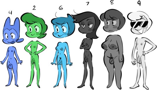 battle_for_bfdi battle_for_dream_island bfb bfdi eight_(bfb) four_(bfb) human_genitalia humanized nine_(bfb) object_shows seven_(bfb) six_(bfb) the_power_of_two tpot two_(tpot)