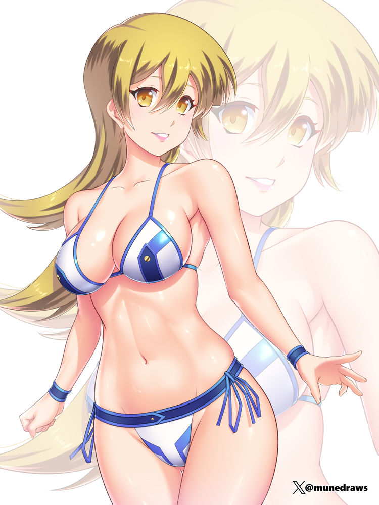 alexis_rhodes blonde_hair breasts etchimune female female_only solo tenjouin_asuka yu-gi-oh!