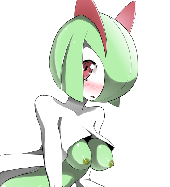 1girls breasts female female_only kirlia pokemon pokemon_(species) pokemon_rse solo zerosabort