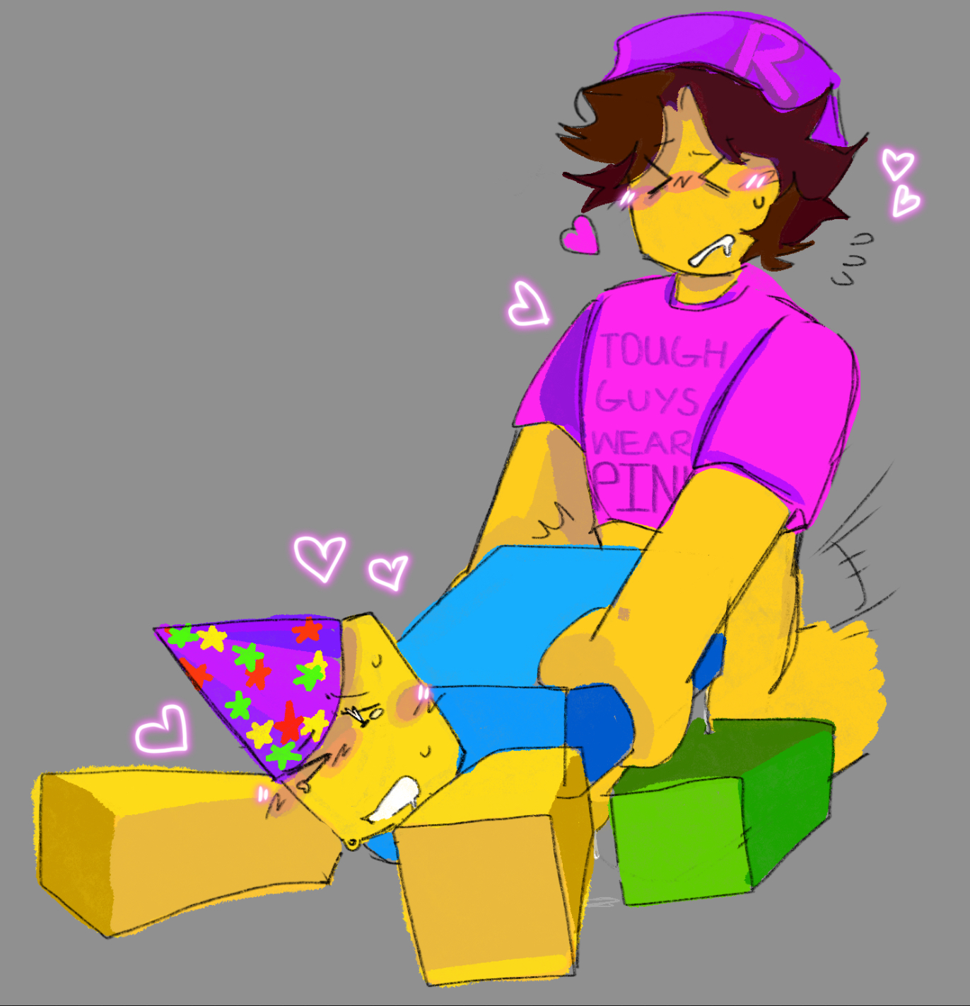 heart-shaped pupils, infected (regretevator), poob (regretevator), regretevator, regretevator (roblox), roblox, robloxian