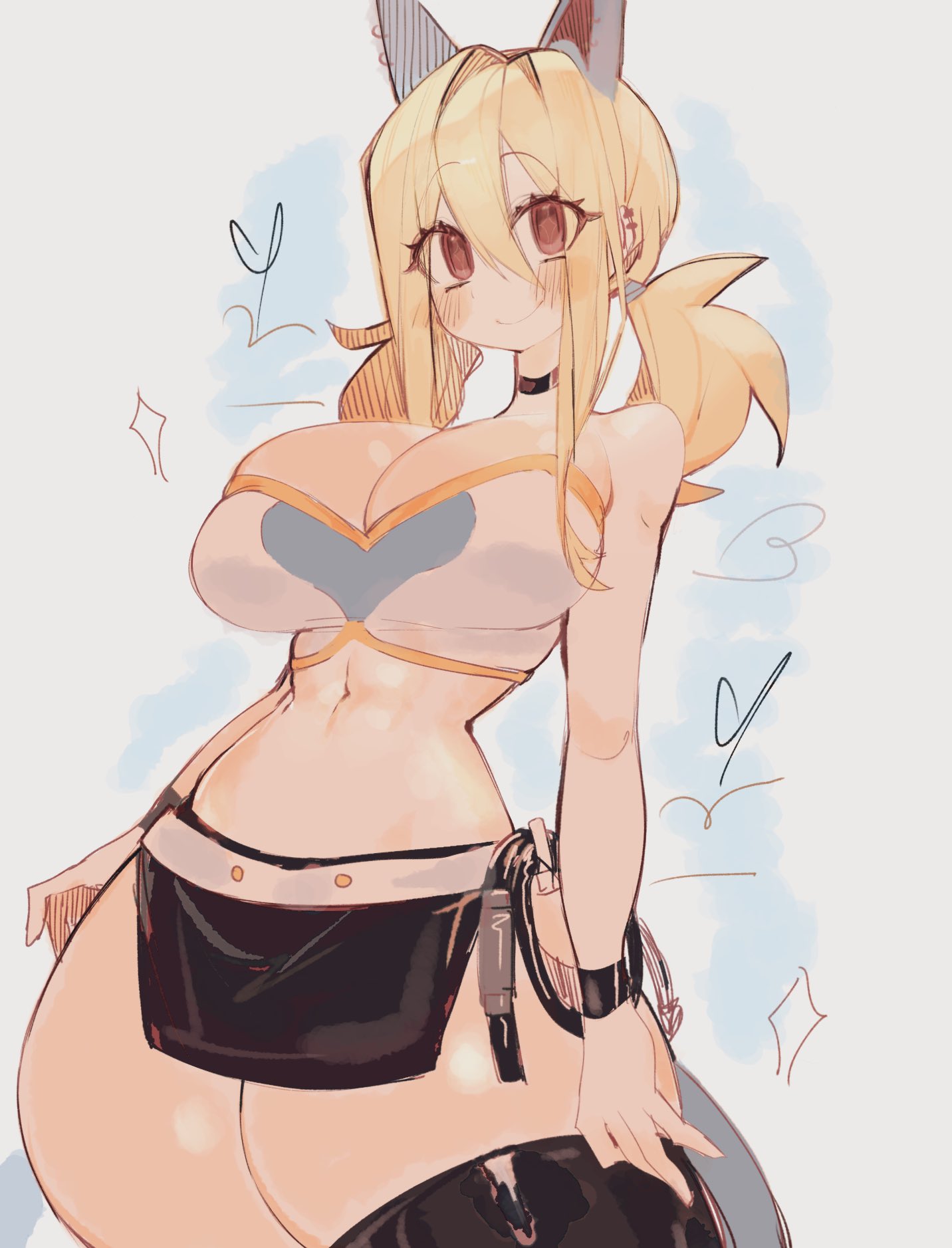 :3, 1girls, 2023, 2d, 2d (artwork), animal ears, anime, ass, belly, belly button, belt, big ass, big breasts, blonde hair, blonde-haired female, blush, bracelet, breasts, brown eyes, cat ears, cat girl, cat tail, catgirl, choker, clothed, clothing, ear piercing, fairy tail, fanart, female, fit female, hair between eyes, heart, heart print, hips, large breasts, light skin, light-skinned female, long hair, looking at viewer, lucy heartfilia, mage, magic, magical girl, manga, ponytail, shounen jump, skimpy, skirt, smile, smiling at viewer, solo, straight hair, tail, thick thighs, thighhighs, thighs, twintails, usa37107692, voluptuous, voluptuous female, weapon, whip, wizard