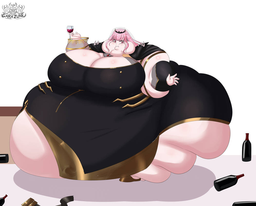 fat garazune hololive hololive_english hololive_myth mori_calliope obese tagme virtual_youtuber