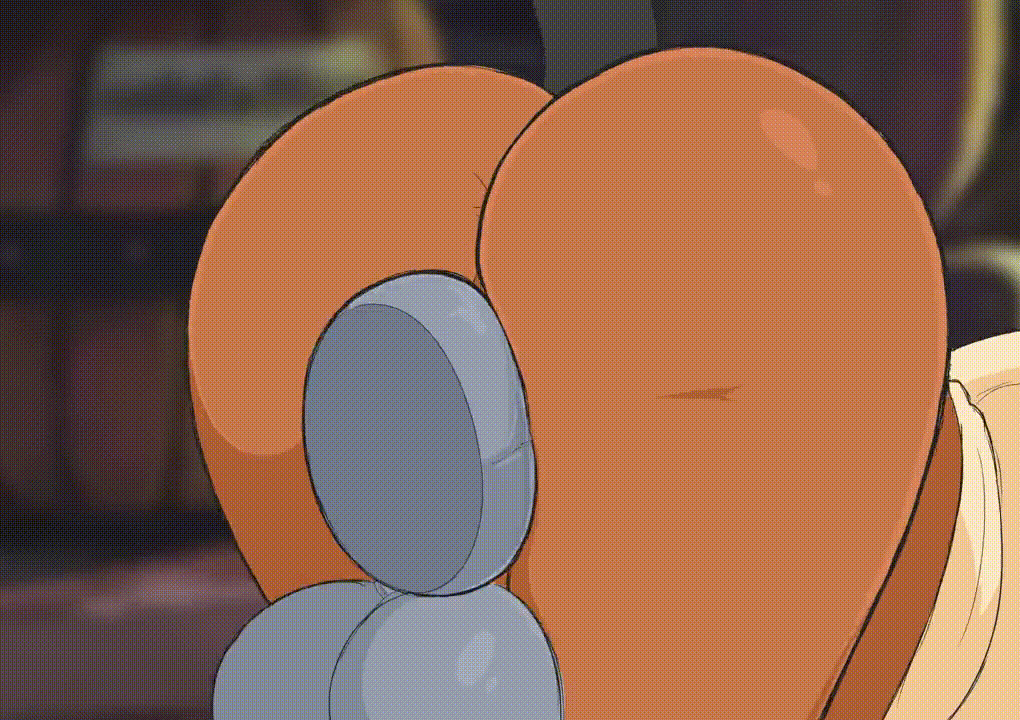 1boy, 1girls, 2d, animated, arc system works, ass, ass focus, bent over, big ass, blazblue, blonde hair, bottomless, bubble ass, bubble butt, cat ears, cat girl, cat humanoid, cat tail, catgirl, clothed sex, clothing, dark skin, dark-skinned female, disembodied penis, doggy style, female, female focus, furry, happy, happy sex, hidden face, hood, hoodie, huge ass, kaka (blazblue), kilinah, male, male/female, obscured face, offscreen character, offscreen male, penis, penis in pussy, pussy, red eyes, sex, sex from behind, tail, taokaka, thick ass, thick thighs, thin waist, twintails, vaginal penetration, vaginal sex