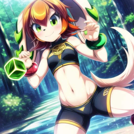 ai_generated anthro canine female female_protagonist freedom_planet freedom_planet_2 looking_at_viewer milla_basset suflerka video_games