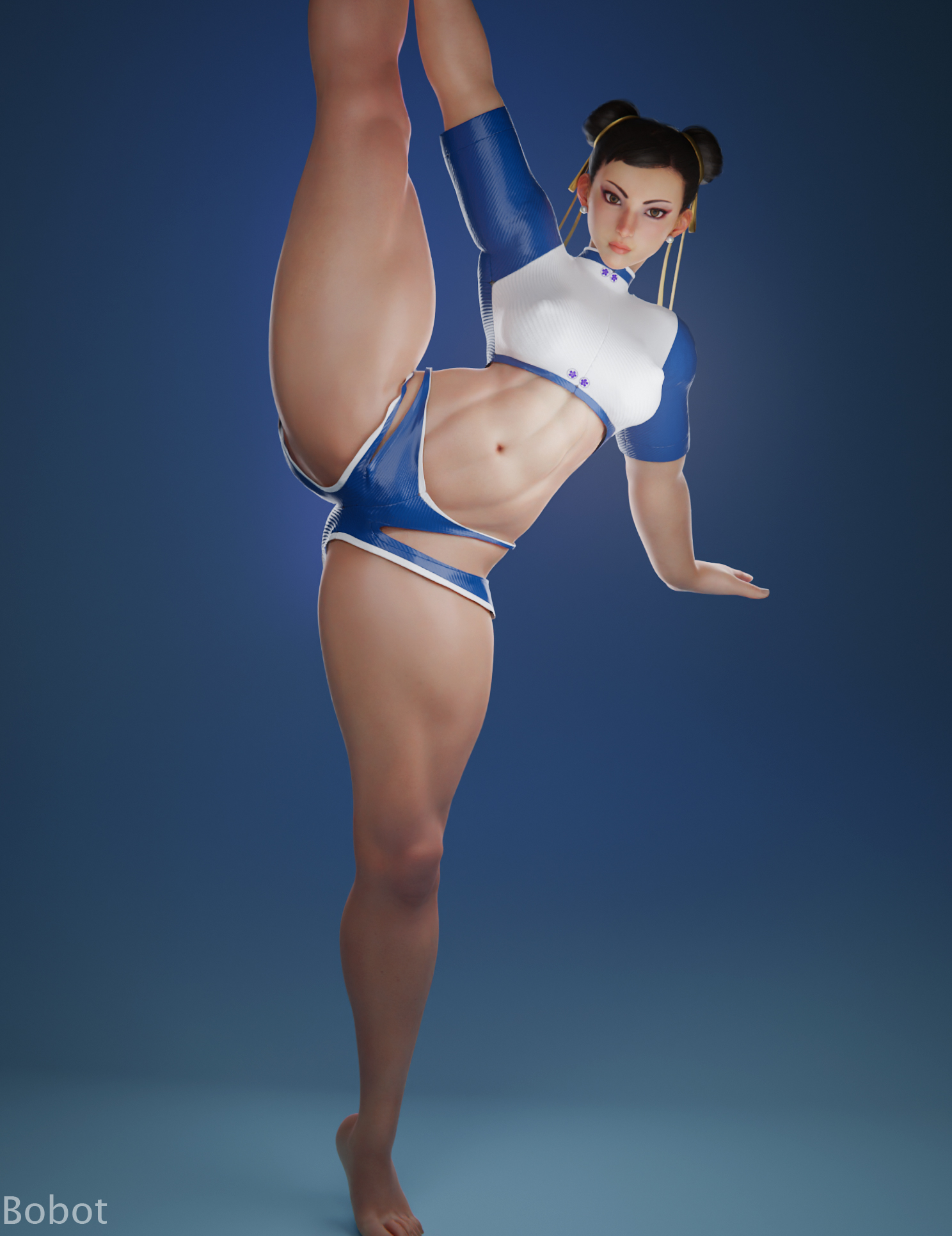 3d, asian, asian female, ass, ass focus, big ass, capcom, chun-li, female, jos bobot, street fighter, street fighter 6, tagme, thick thighs