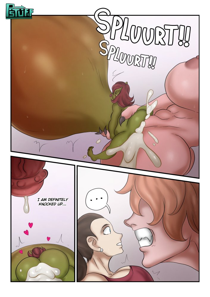 ..., ass, ass clapping, better version at source, big belly, big dom small sub, breasts, cocksleeve, comic panel, cum, cumflated belly, cumflation, cumming, cumming inside, deep penetration, excessive cum, female, futanari, goblin, goblin female, green-skinned female, gritted teeth, huge ass, huge breasts, huge cock, human, hyper, hyper cumflation, hyper penetration, hyper stomach bulge, inflation, intersex, it'll never fit, living cock sleeve, lowres, no nut november, penetration, penis, psychostuff, sex, shortstack, size difference, stomach bulge, stomach deformation, thumbnail
