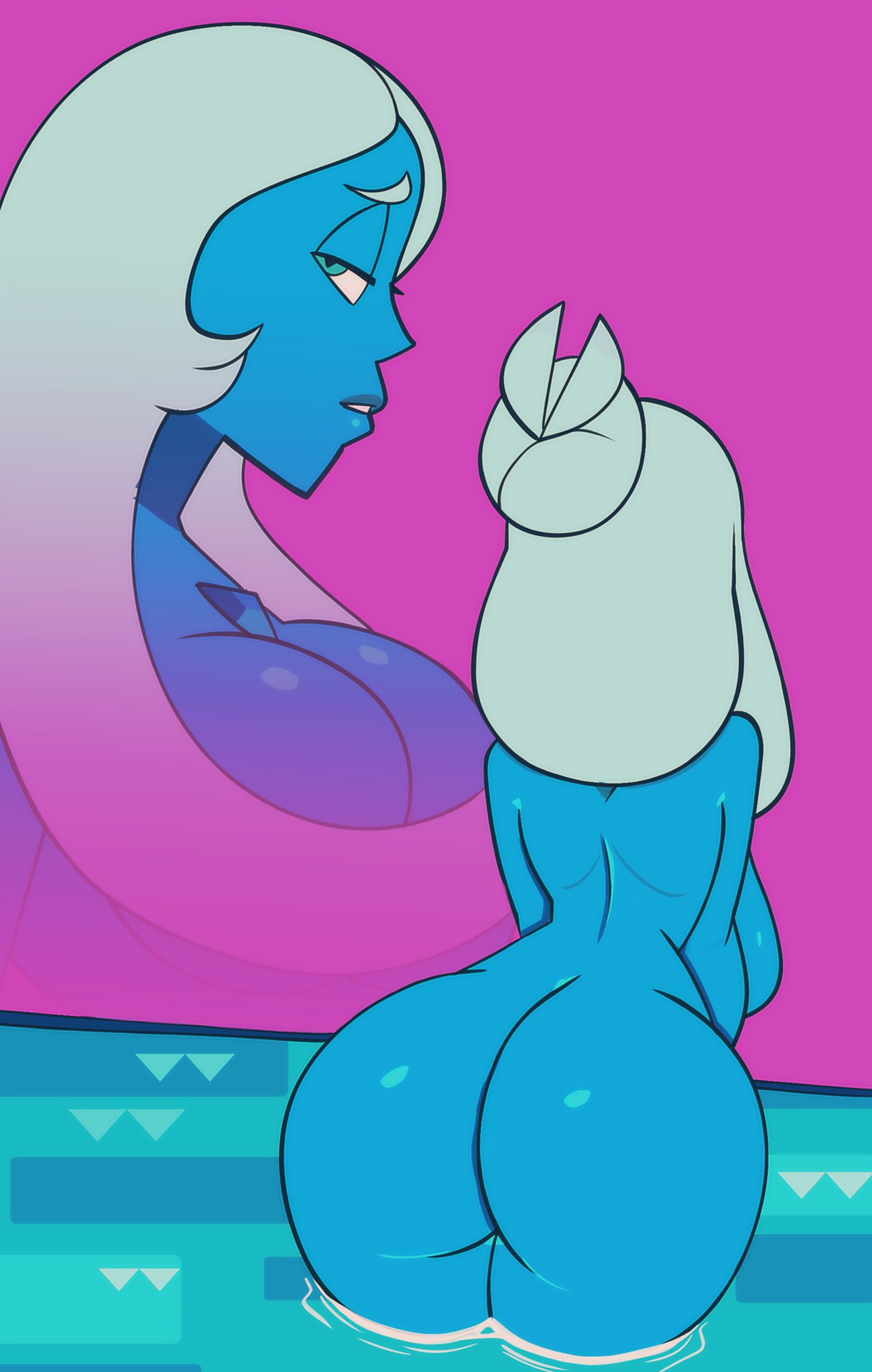 ass blue_diamond_(steven_universe) breasts cartoon_network diamond_authority gem_(species) monamania nude steven_universe tagme