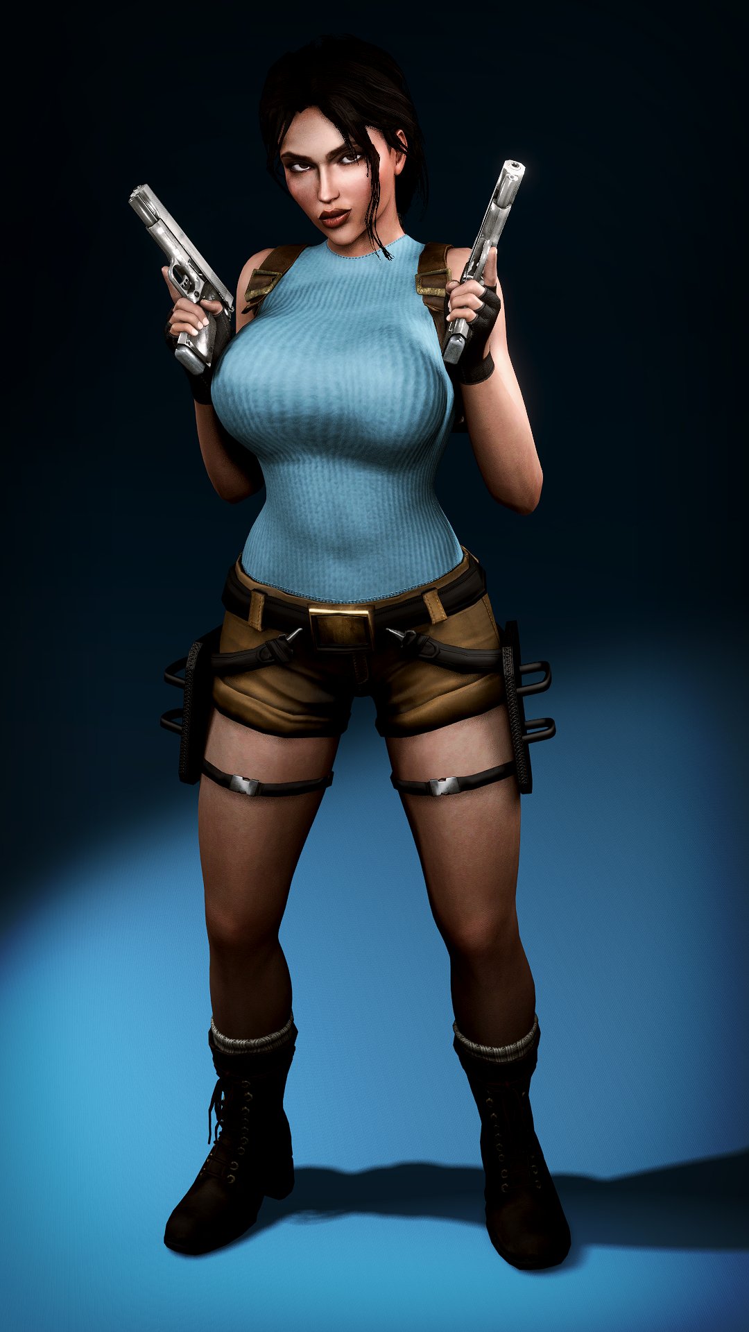 1girls 3d ass athletic athletic_female big_ass big_breasts bottom_heavy breasts bust busty chest cleavage curvaceous curvy curvy_figure eyebrows eyelashes eyes female female_focus fit fit_female gun guns hair hips hourglass_figure huge_ass huge_breasts lara_croft lara_croft_(classic) lara_croft_(l.a.u.) large_ass large_breasts legs light-skinned_female light_skin lips mature mature_female rubikon_(artist) slim slim_waist thick thick_hips thick_legs thick_thighs thighs tomb_raider top_heavy top_heavy_breasts upper_body voluptuous voluptuous_female waist wide_hips