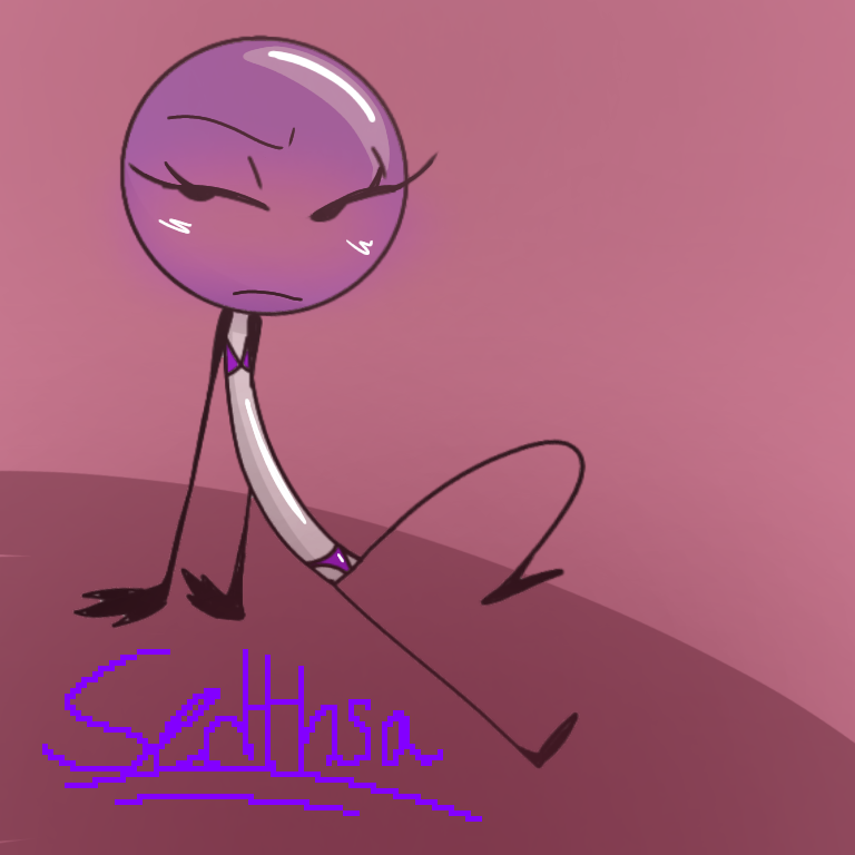 annoyed_expression battle_for_dream_island bfb blush flustered lollipop_(bfdi) looking_at_viewer object_shows purple_bra purple_underwear sedthsa solo_female tagme