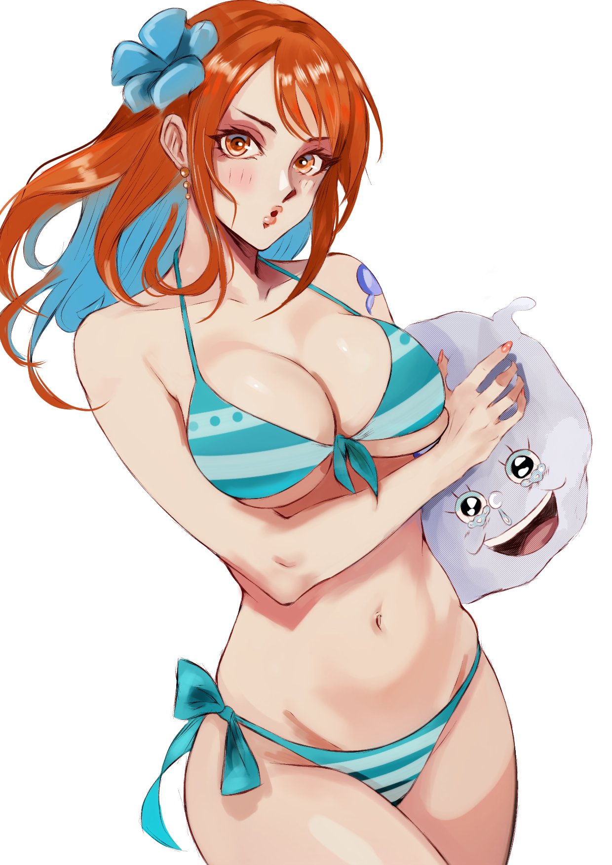 big_ bikini breasts cleavage female female_only nami one_piece post-timeskip solo vcais