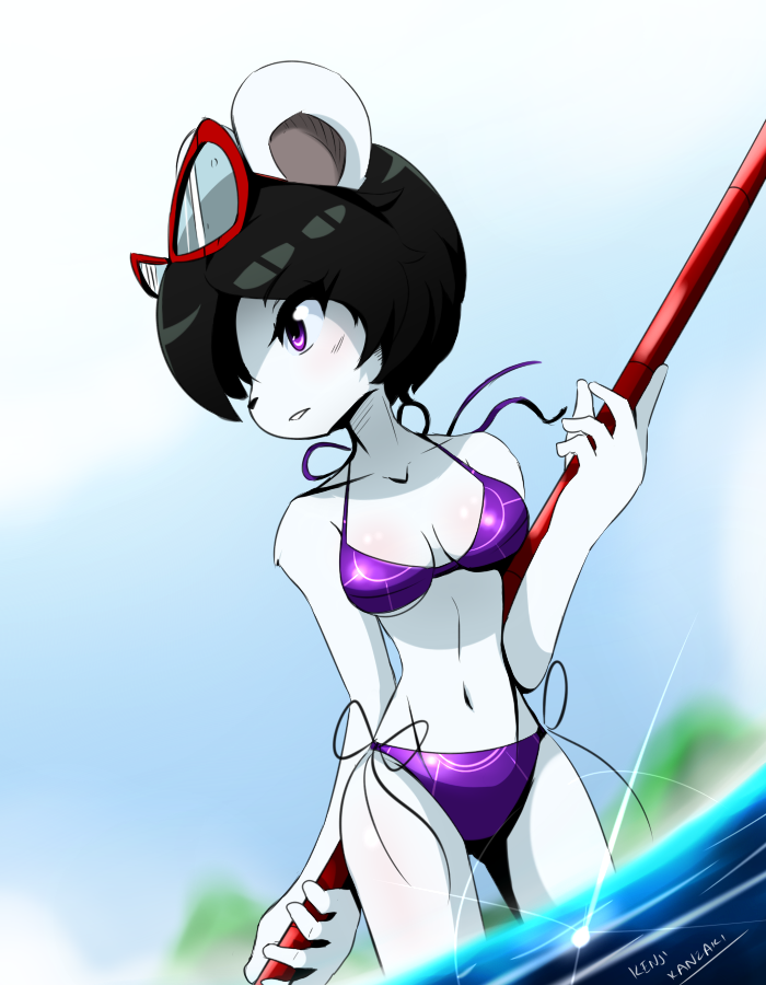 anthro bikini female female_protagonist freedom_planet freedom_planet_2 kenjikanzaki05 neera_li panda video_games