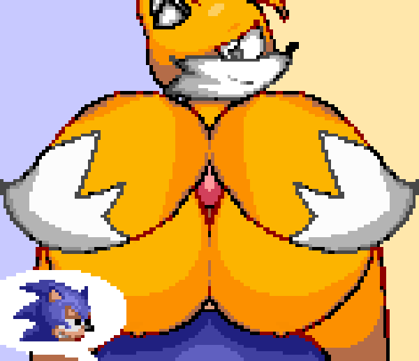 big_ass big_butt black_eyes blue_body buttjob classic_sonic classic_sonic_(universe) classic_tails gay looking_at_viewer looking_back male_pov miles_prower miles_tails_prower penis pixel_(artwork) pov shiny_ass shiny_butt smiling smiling_at_viewer smirking sonic_(series) sonic_1 sonic_the_hedgehog sonic_the_hedgehog_(series) sonic_the_hedgehog_2 tails tails_the_fox yellow_ass yellow_body