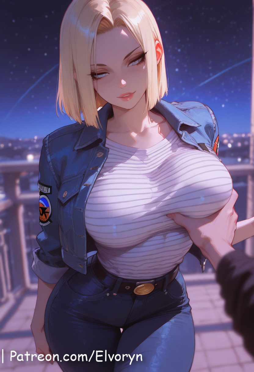 1boy, absurd res, ai assisted, ai generated, android 18, ass grab, athletic female, bare shoulders, big ass, big breast, big breasts, blonde hair, blue eyes, bob cut, breasts, dragon ball, dragon ball z, duo, elvoryn, female, female on cloth, from behind, grabbing ass, holding bteast, large breasts, leaning forward, light skin, light-skinned female, male, moaning, motion lines, narrow waist, narrowed eyes, open mouth, outdoors, pussy, sex, sex from behind, short hair, sky, standing, trembling, twitching, upscaled, vaginal penetration, wet, wet body