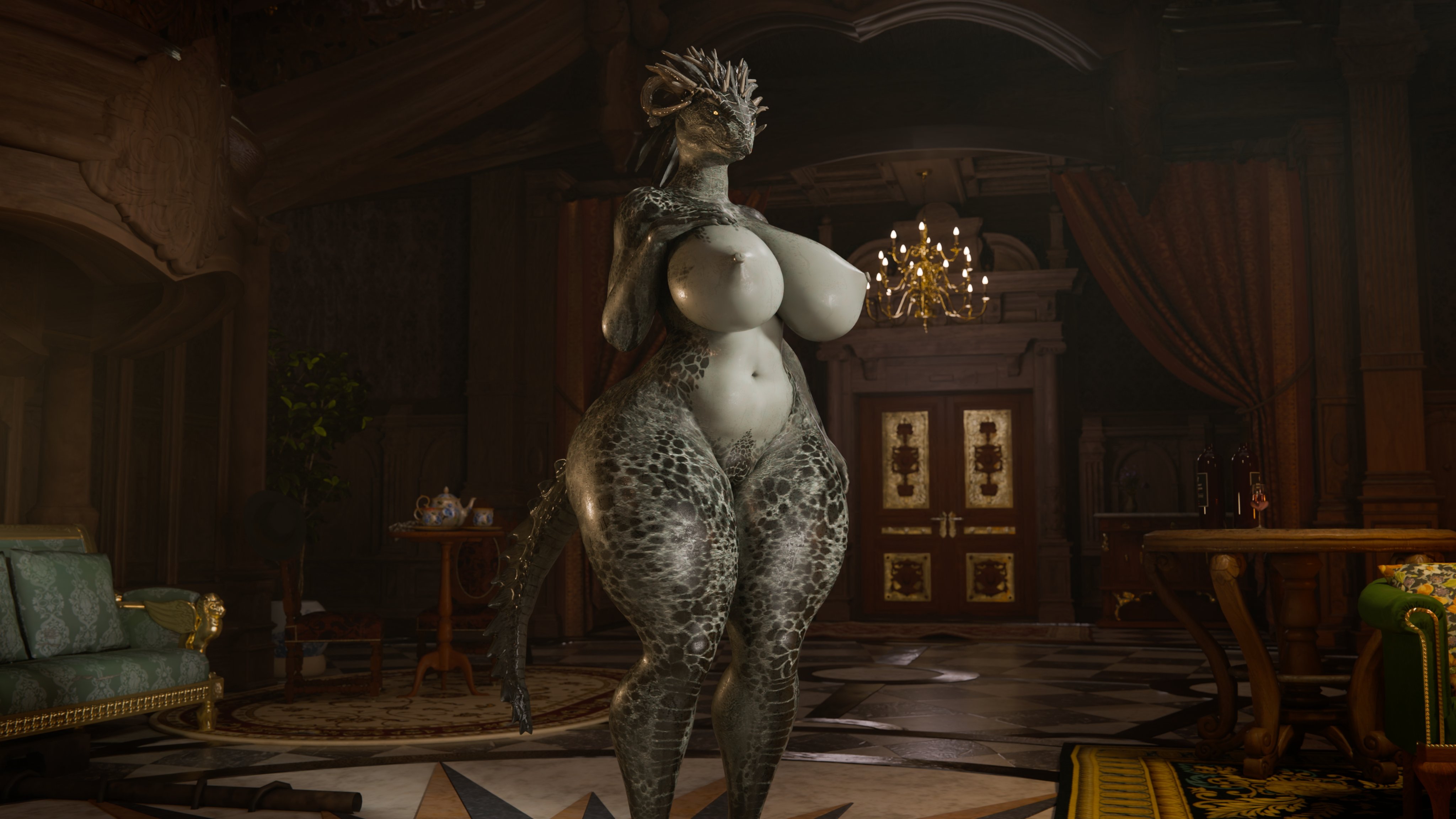 1girls, 2025, 3d, alternate version available, anthro, argonian, argonian female, ass, ass bigger than head, bethesda softworks, big ass, big breasts, big butt, breasts, breasts bigger than head, bubble butt, curvaceous, curvy, curvy figure, erect nipples, female, female only, guidugalle, guimontag, horns, huge ass, huge breasts, lifts-her-tail, lusty argonian maid, nude, pussy, reptile, scalie, skyrim, solo, solo female, sweat, sweaty, sweaty body, sweaty breasts, tail, the elder scrolls, thick thighs, voluptuous, voluptuous female, wide hips, yellow eyes