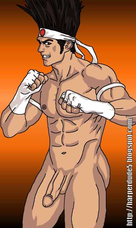 10s 1boy 2011 ass balls fatal_fury flaccid harperdude5 joe_higashi king_of_fighters male male_only muay_thai muscular nipples penis simple_background snk solo tagme video_games