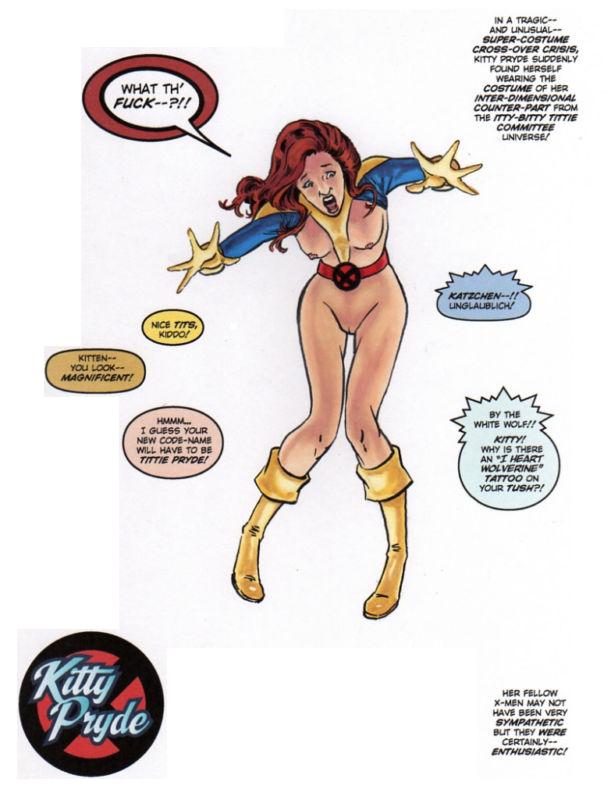 1girls adam_walters female female_only human human_only kitty_pryde light-skinned_female light_skin marvel marvel_comics shadowcat solo tebra uncensored x-men