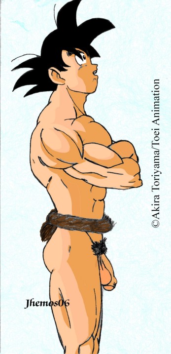 2006 color dragon_ball dragon_ball_z jhemos male male_only solo son_goku