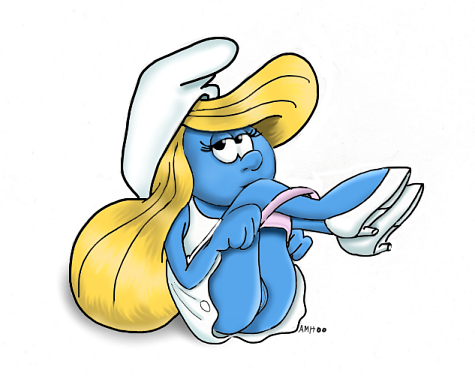 2000 amh blue_skin smurfette tagme the_smurfs