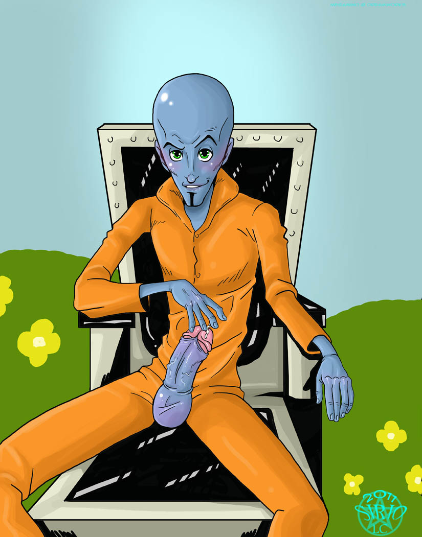 2011 alien big_penis blue_skin dreamworks green_eyes male male_only megamind megamind_(character) paramount_pictures sirio solo tagme thick_penis