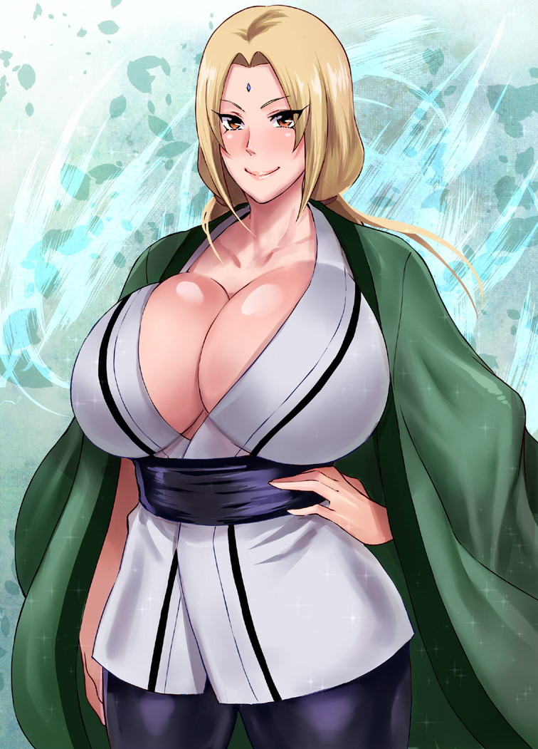 big breasts, breasts, favorite, female, female focus, female only, haikawa hemlen, naruto, naruto (series), nipples, solo, solo female, solo focus, tsunade