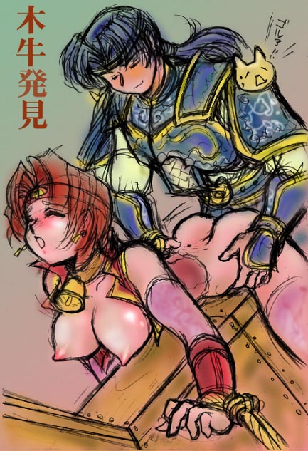 dynasty_warriors female human male straight sun_shang_xiang tagme zhao_yun