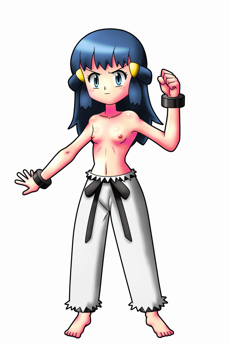 bruno_(pokemon) cosplay dawn_(pokemon) female female_only human pokemon solo