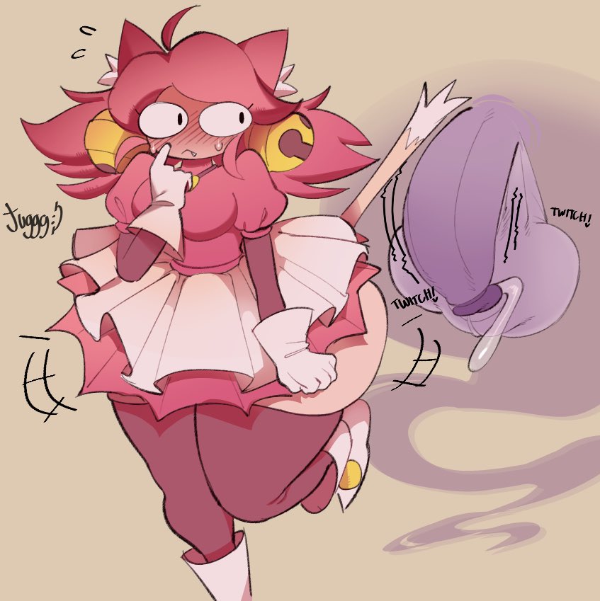 1futa, 1futa1girl, 1girl1futa, 1girls, 2girls, about to pound the fuck outta em, ass out, bare penis, big cock, blushing female, bottom heavy, catgirl, deltarune, deltarune chapter 5, disembodied penis, futanari, ghost girl, heavy balls, imminent sex, irritable ghost (deltarune), magical girl outfit, mew mew kissy cutie, naked dickgirl, naked futa, pink (deltarune), pink dress, precum drip, skirt too short, thick thighs, throbbing cock, trying to cover up, tuggg, yuri